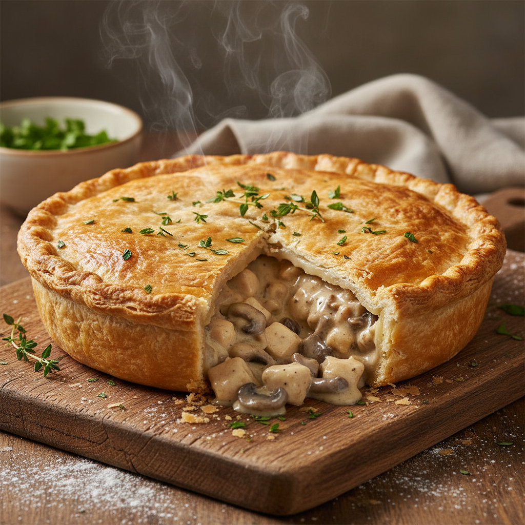 Chicken Mushroom Pie